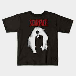 80s Scarface Movie Kids T-Shirt